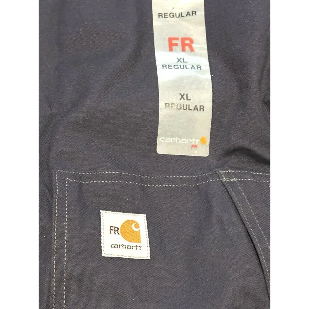 Carhartt 103387 XL Rain Defender FR Flame Resistant Quick Duck Vest Navy Regular